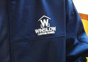 winslow logo on a coat